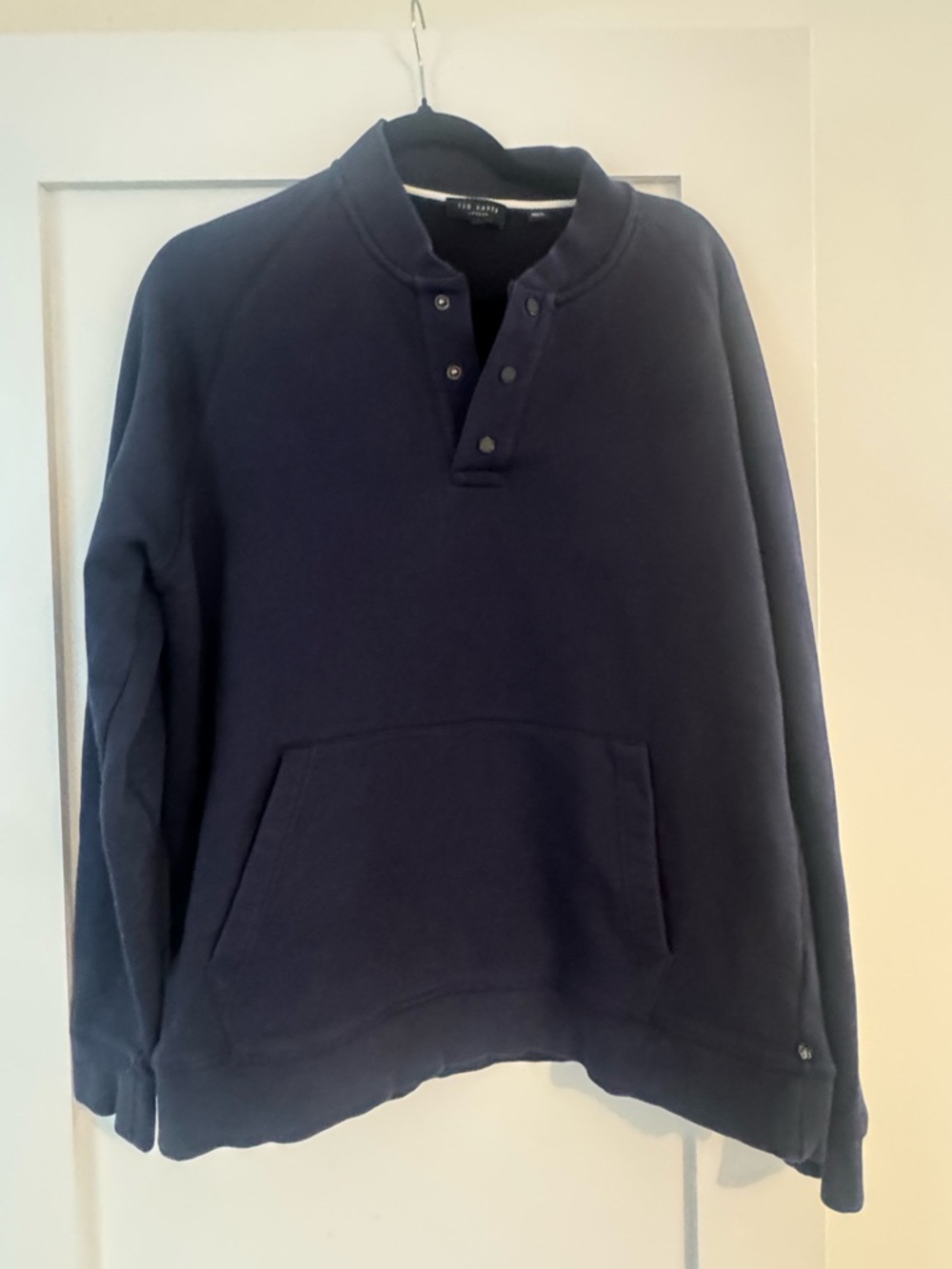 Ted Baker London Navy Crewneck Sweatshirt